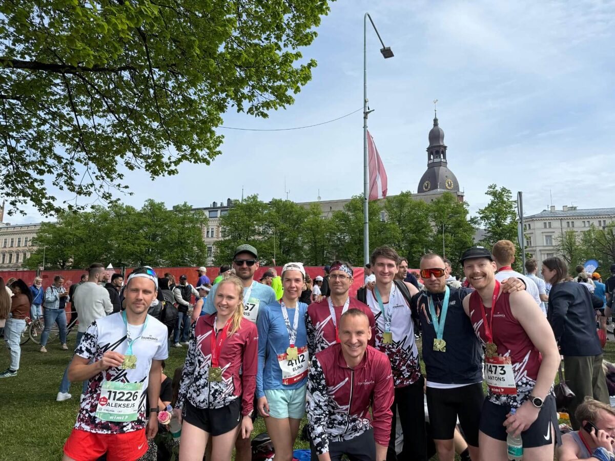 žolneroviča skriešanas klubs finišs rīgas maratonā